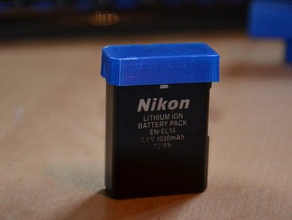 nikon en-el14 Pil kapağı kamera pil el14 3d print model - Mito3D