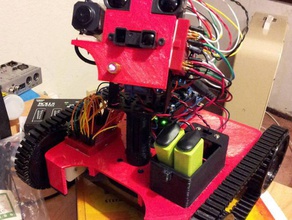 rosco track rover robotics 3d arduino electronics experiment household model part pla prusa reprap test toy useful 3d print model - Mito3D