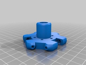 e3d v6 kossel efectoras hilo pushfit Impresora 3d de las piezas mini 3d print model - Mito3D