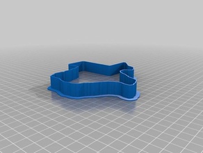 texas cookie cutter - reversed cut out correctly kitchen & dining customized 3d print model - Mito3D