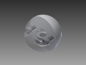 m10 palla manopola hobby 3d print model - Mito3D