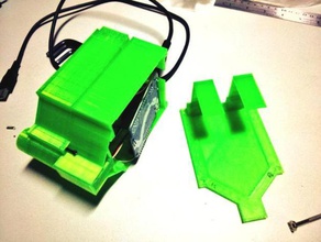 arduino-driven automatic fish feeder pets aquaponics arduino project 3d print model - Mito3D