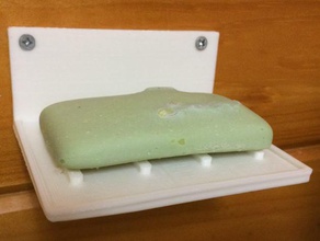 sencillo plato de jabón mk2 ahora 15 bonita cuarto baño el 3d print model - Mito3D