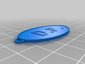 dp keychain keychains customized 3d print model - Mito3D