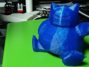 low poly snorlax - prints without support v1 creatures polygon nintendo no needed pokemon figure video game 3d print model - Mito3D