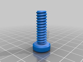 custom m4 socket bolt nut parts customized 3d print model - Mito3D