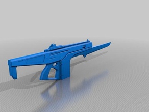 kader egzotik otomatik tüfek monte carlo 1 ölçek oyunlar oyunu silah ateşli 3d print model - Mito3D