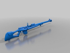 destiny exotic sniper rifle no land beyond 1 scale games game weapon 3d print model - Mito3D