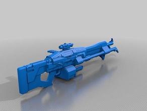 destin exotiques machine gun super bons conseils 1 de l'échelle jeux jeu le l'arme 3d print model - Mito3D