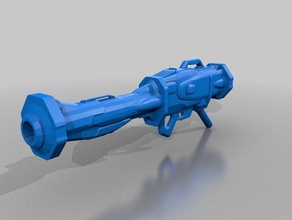 kader egzotik roketatar gerçek 1 ölçek oyunlar oyunu silah 3d print model - Mito3D