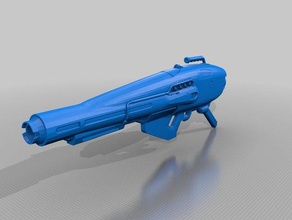 destiny exotic rocket launcher dragons breath 1 scale games game weapon 3d print model - Mito3D