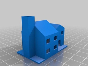 Haus 2 3d-drucken 3d print model - Mito3D