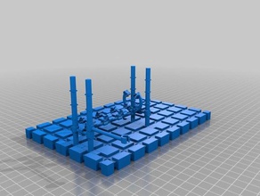 lairdwarp montaña rusa spacewarp compatible de la construcción los juguetes personalizado 3d print model - Mito3D