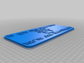 tritate segni e loghi su misura 3d print model - Mito3D
