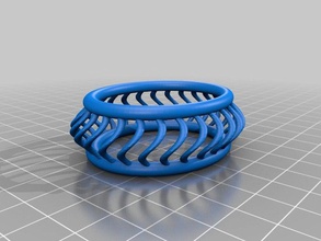 my customized twist bracelet designer bracelets 3d print model - Mito3D
