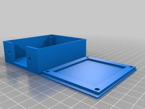paramétrique châssis trou d'autres boîte openscad 3d print model - Mito3D