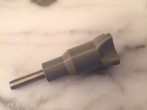 gopro long knob - short bolt parts mount screw 3d print model - Mito3D