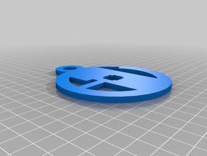 f+v monogram pendant multiple loops jewelry customized 3d print model - Mito3D