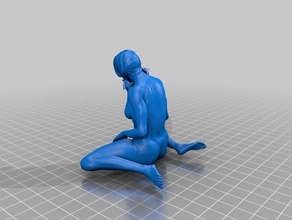 nude-ish creation poser sculptures nude stl free 3d print model - Mito3D