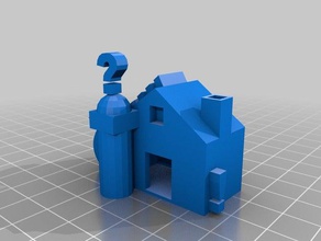 jakob morris house2 La impresión en 3d 3d print model - Mito3D
