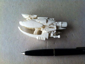 zorg industrie pistola un pezzo solido puntelli 5 ° elemento blaster la korben dallas marcatore multi sci fi 3d print model - Mito3D