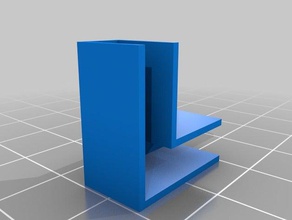 foamboard clips buildings & structures board foam foamcore 3d print model - Mito3D