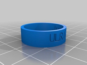 au ring 145 rings customized 3d print model - Mito3D