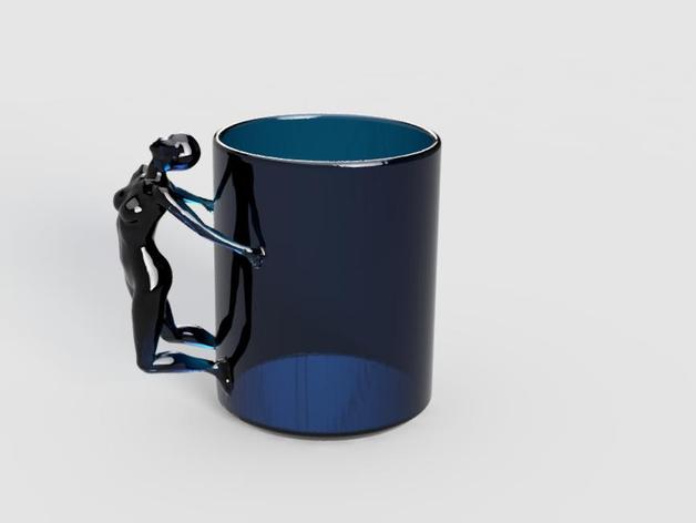 celeste copa - caneca de café senhora cozinha e sala jantar xícara nude 3D print model - Mito3D