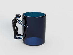Göksel fincan kahve kupa Bayan mutfak ve yemek Kupası mug çıplak 3d print model - Mito3D