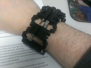 braceletool outil kit de bricole porte-outils & boîtes bit le bracelet personnalisables hex pinces la bande roulement 3d print model - Mito3D