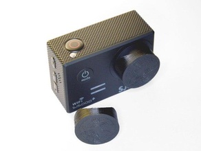 sjcam 5000 plus tappo dell'obiettivo la fotocamera 3d print model - Mito3D