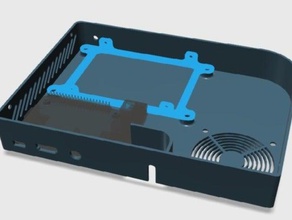 raspberry pi b+ media centre electronics case 3d print model - Mito3D