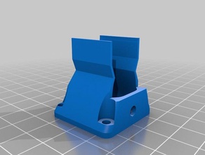 fan duct j-head - 30x30 mm 3d printer parts extruder prusa i3 3d print model - Mito3D