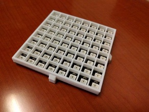 neopixel grille 8x8 diffuseur de l'électronique adafruit digilent 3d print model - Mito3D
