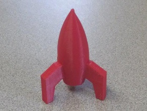 rocket-Schiff Raumschiff 3d print model - Mito3D