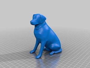 retriever animais 3d print model - Mito3D