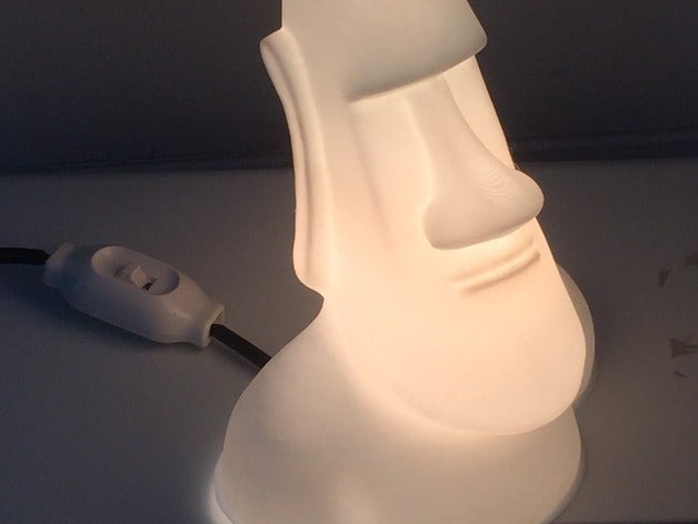 moai lampshade decor 3D print model - Mito3D