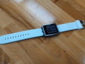flexible pebble steel watch band - Zubehör ninjaflex Stahl Uhr 3d print model - Mito3D