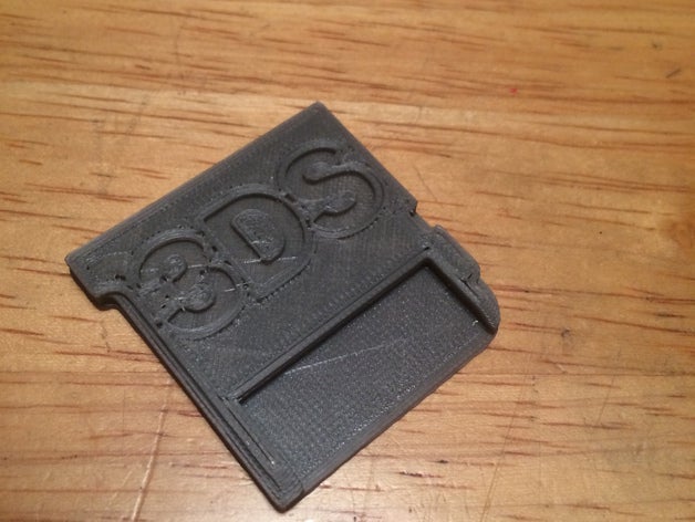 nintendo 3D boş kartuş video oyunları görünümüdür ds sepeti 3D print model - Mito3D