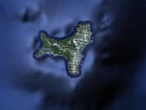ilha christmas o terreno topografia 3d print model - Mito3D