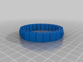 spelling bee 2015 bracelet 23 small bracelets customized 3d print model - Mito3D