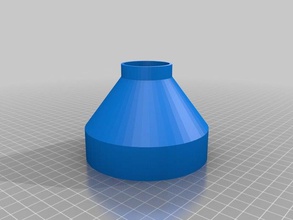 my customized funnel100x40x75 tools 3d print model - Mito3D