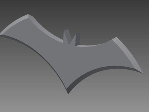 batarang oggetti di scena impressionante bat batman cool eroe casuale 3d print model - Mito3D