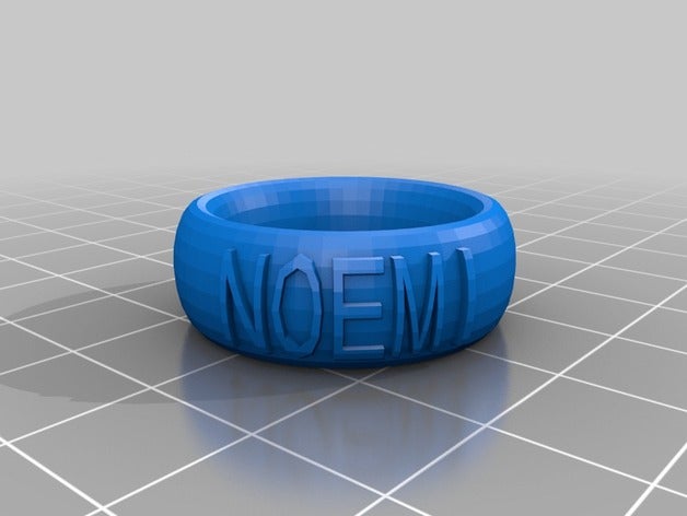 mi texto personalizado anillo de la pulsera corona cosa moda 3D print model - Mito3D