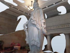la estatua de libertad - capitolio los estados unidos exploraciones & réplicas américa washington dc 3d print model - Mito3D