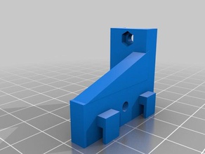 p3steel - y el eje óptico de tope terminal monte Impresora 3d las piezas i3 acero óptica 3d print model - Mito3D