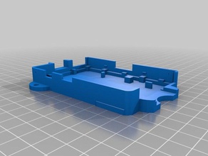 rackmount pi case bottom 3d printing 3d print model - Mito3D