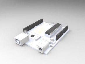 arduino uno - ecda electronics 3d print model - Mito3D