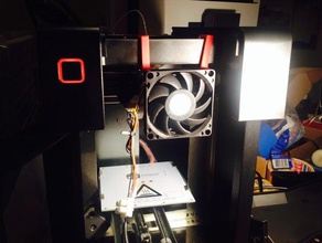 kolay yolu mini step motor soğuması 3d yazıcı ekstruder soğutma fan pla Yukarı 3d print model - Mito3D