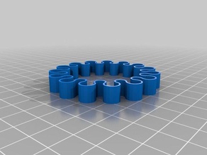 personalizable con curvas de pulsera las pulseras personalizador 3d print model - Mito3D